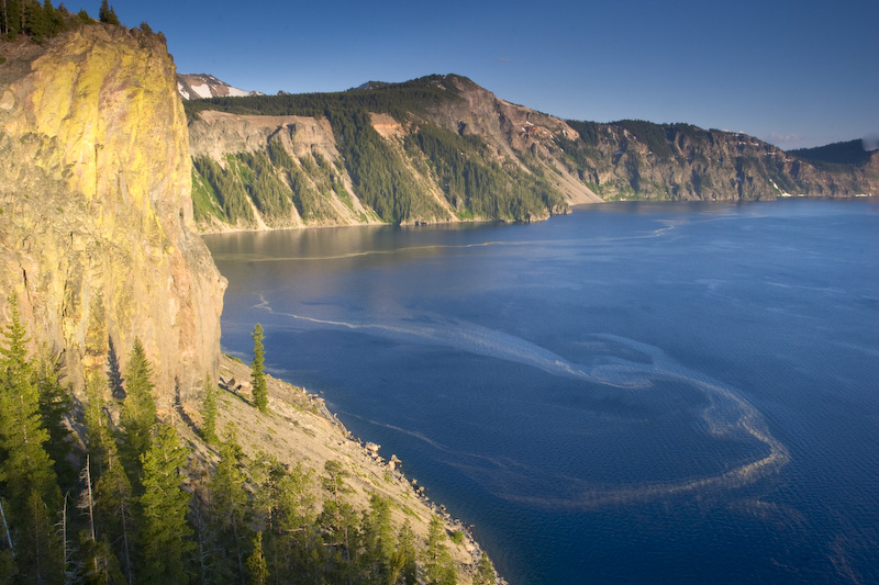 Crater Lake In Late Afternoon Light